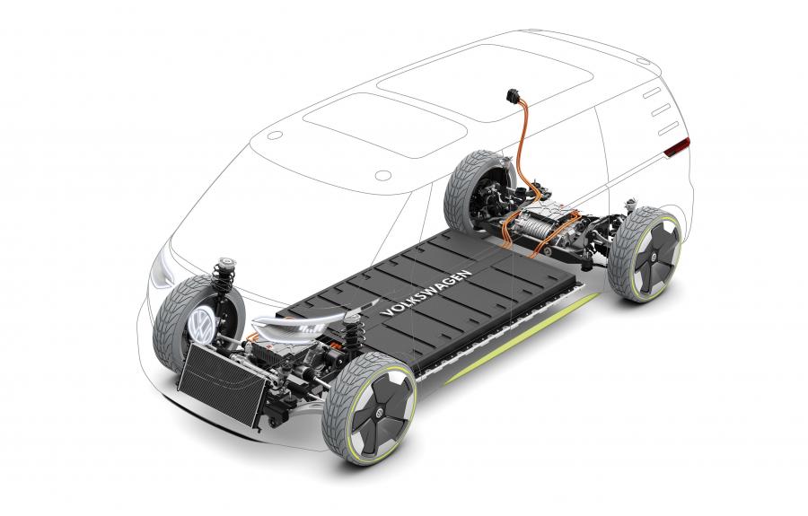 Схема Volkswagen I.D. Buzz 2017 года  (фото 17 из 82)